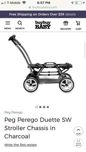 peg perego duette piroet chassis